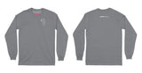 Avery Raquel Logo Long Sleeve T-Shirt Small Charcoal