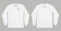 Avery Raquel Logo Long Sleeve T-Shirt Small White