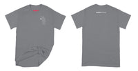 Avery Raquel Logo T-Shirt Small Charcoal