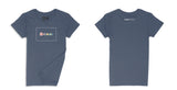 Avery Raquel Helpless Ladies Crew (Round) Neck Shirt Small Navy Blue