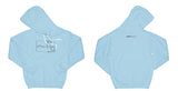 Avery Raquel Please Hoodie Small Light Blue