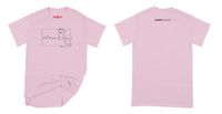 Avery Raquel Please T-Shirt Small Light Pink