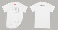 Avery Raquel Please T-Shirt Small White