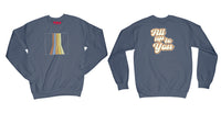 Avery Raquel All Up To You Sweatshirt Small Navy Blue
