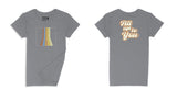 Avery Raquel All Up To You Ladies Crew (Round) Neck Shirt Small Charcoal