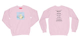 Avery Raquel Self Titled Sweatshirt Small Light Pink