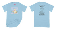 Avery Raquel Self Titled T-Shirt Small Light Blue