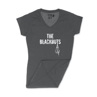 Brantford, Fat Dave, Ladies V-Neck, Musician, The Blackouts, Black