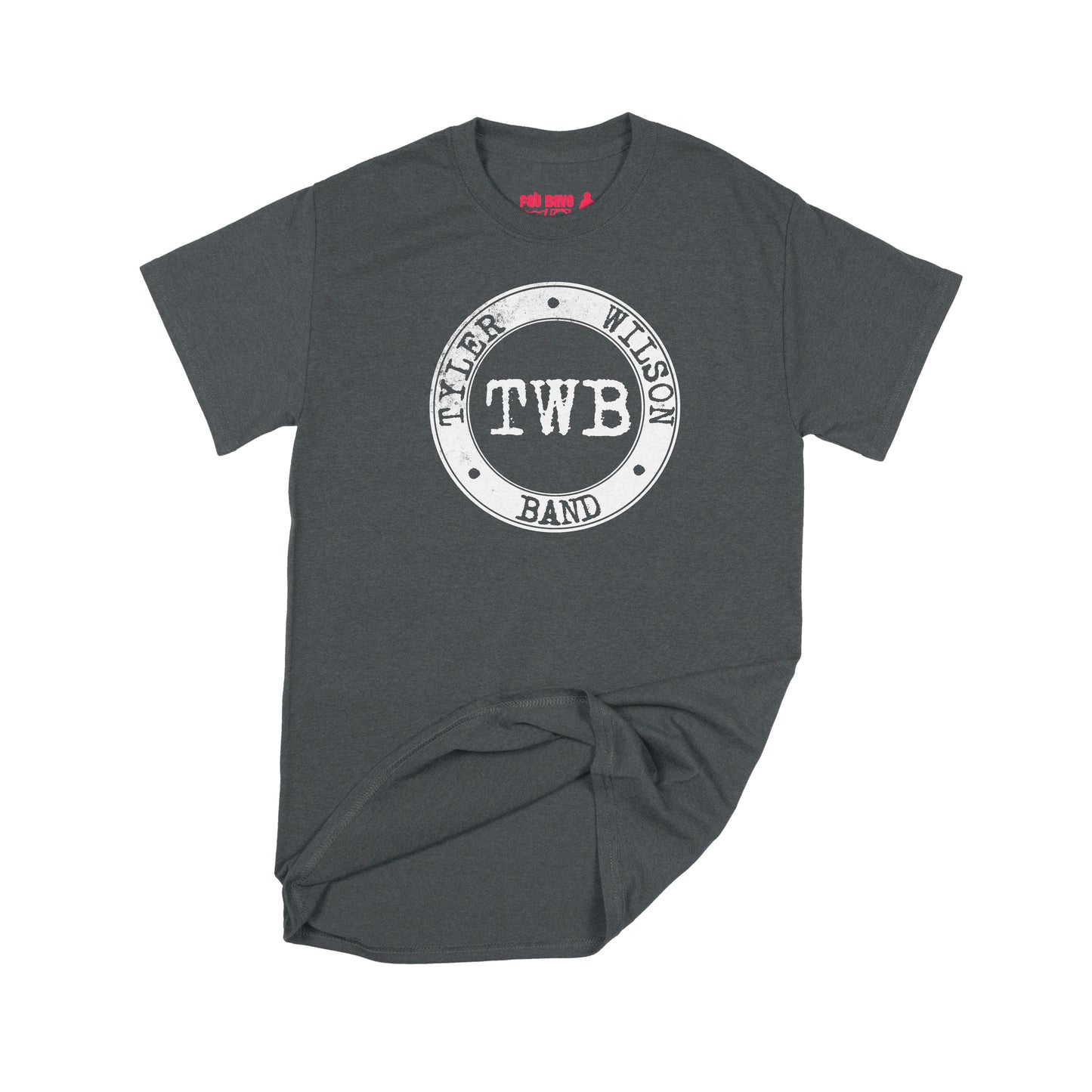Brantford, Fat Dave, Musician, T-Shirt, TWB Logo, Tyler Wilson Band, Charcoal