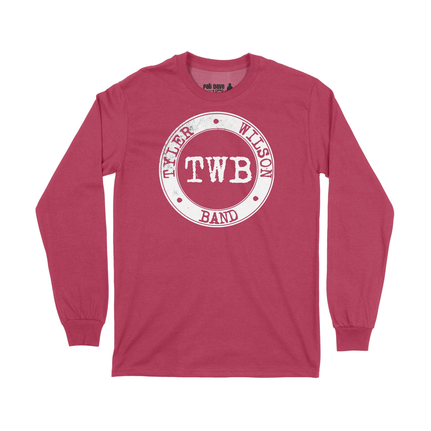 Brantford, Fat Dave, Long Sleeve T-Shirt, Musician, TWB Logo, Tyler Wilson Band, Forest Green