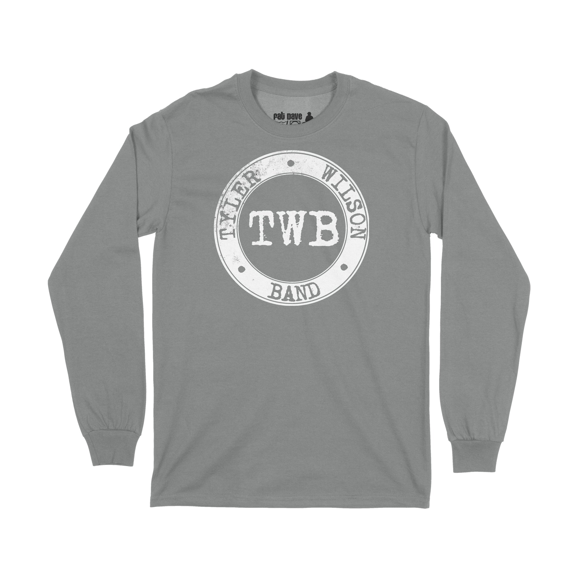 Brantford, Fat Dave, Long Sleeve T-Shirt, Musician, TWB Logo, Tyler Wilson Band, Irish Green
