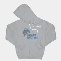Brant Curling Club, brant_curling_logo, Brantford, Fat Dave, Hoodie, Sports Organization, White