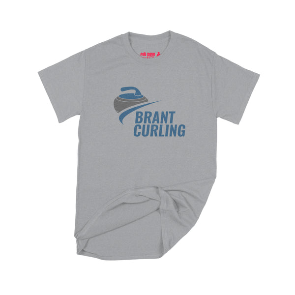 Brant Curling Club, brant_curling_logo, Brantford, Fat Dave, Sports Organization, T-Shirt, Black