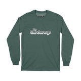 Brantford, Fat Dave, Long Sleeve T-Shirt, Musician, The Corduroys, Forest Green
