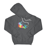All Over The Map Studios Canada Hoodie Small Black / Multi Color