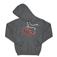 All Over The Map Studios Canada Hoodie Small Black / Buffalo Plaid