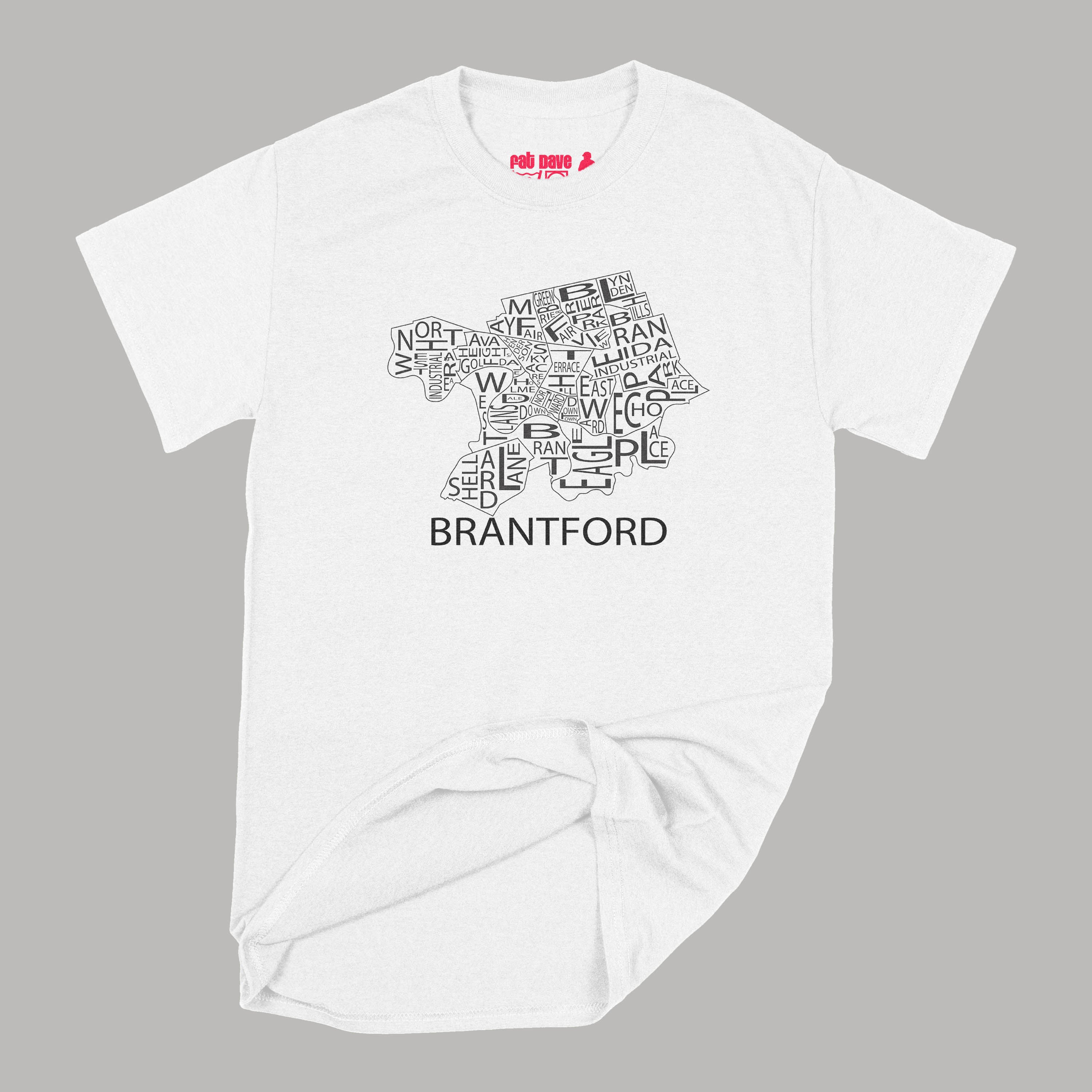 All Over The Map Studios Brantford T Shirt Fat Dave