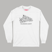 All Over The Map Studios Haldimand County Long Sleeve T-Shirt