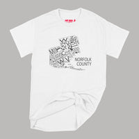 All Over The Map Studios Norfolk County T-Shirt