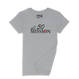 50 Mission band logo Ladies Crew (Round) Neck Shirt