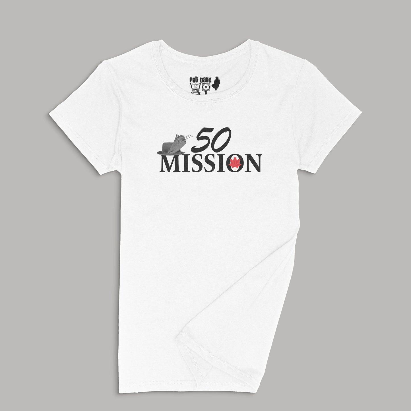 50 Mission band logo Ladies Crew (Round) Neck Shirt