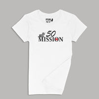 50 Mission band logo Ladies Crew (Round) Neck Shirt