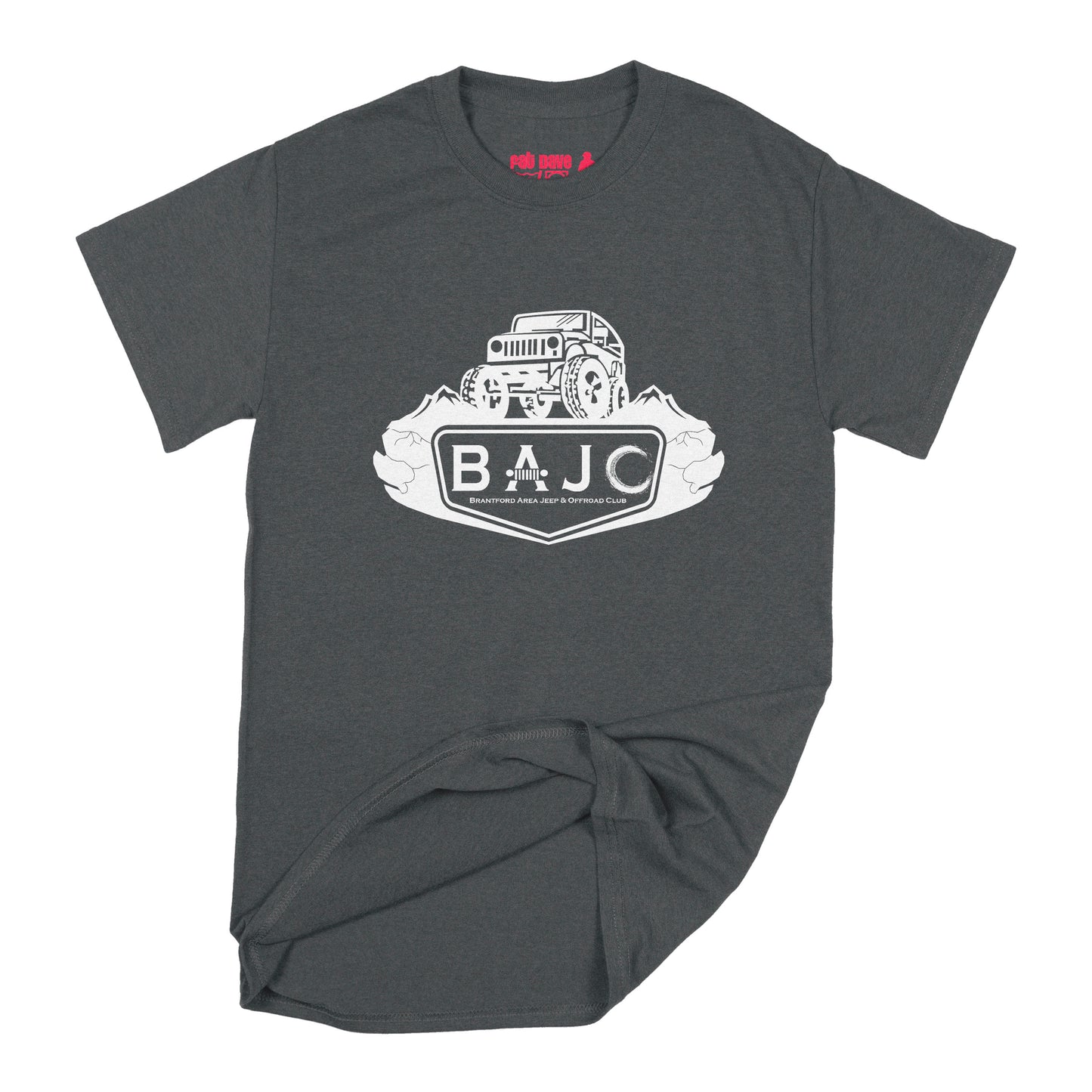 Brantford Area Jeep & Offroad Club Logo T-Shirt Triple XL Black