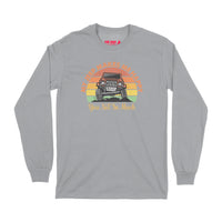 Brantford Area Jeep & Offroad Club My Jeep Makes Me Happy Long Sleeve T-Shirt Triple XL Sport Grey