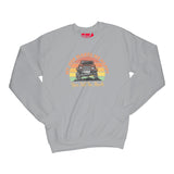 Brantford Area Jeep & Offroad Club My Jeep Makes Me Happy Sweatshirt Triple XL Sport Grey