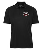 Major Ballachey Public School Bear Mens Golf Shirt Small Black
