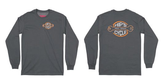 Hip's Cycle Logo Long Sleeve T-Shirt