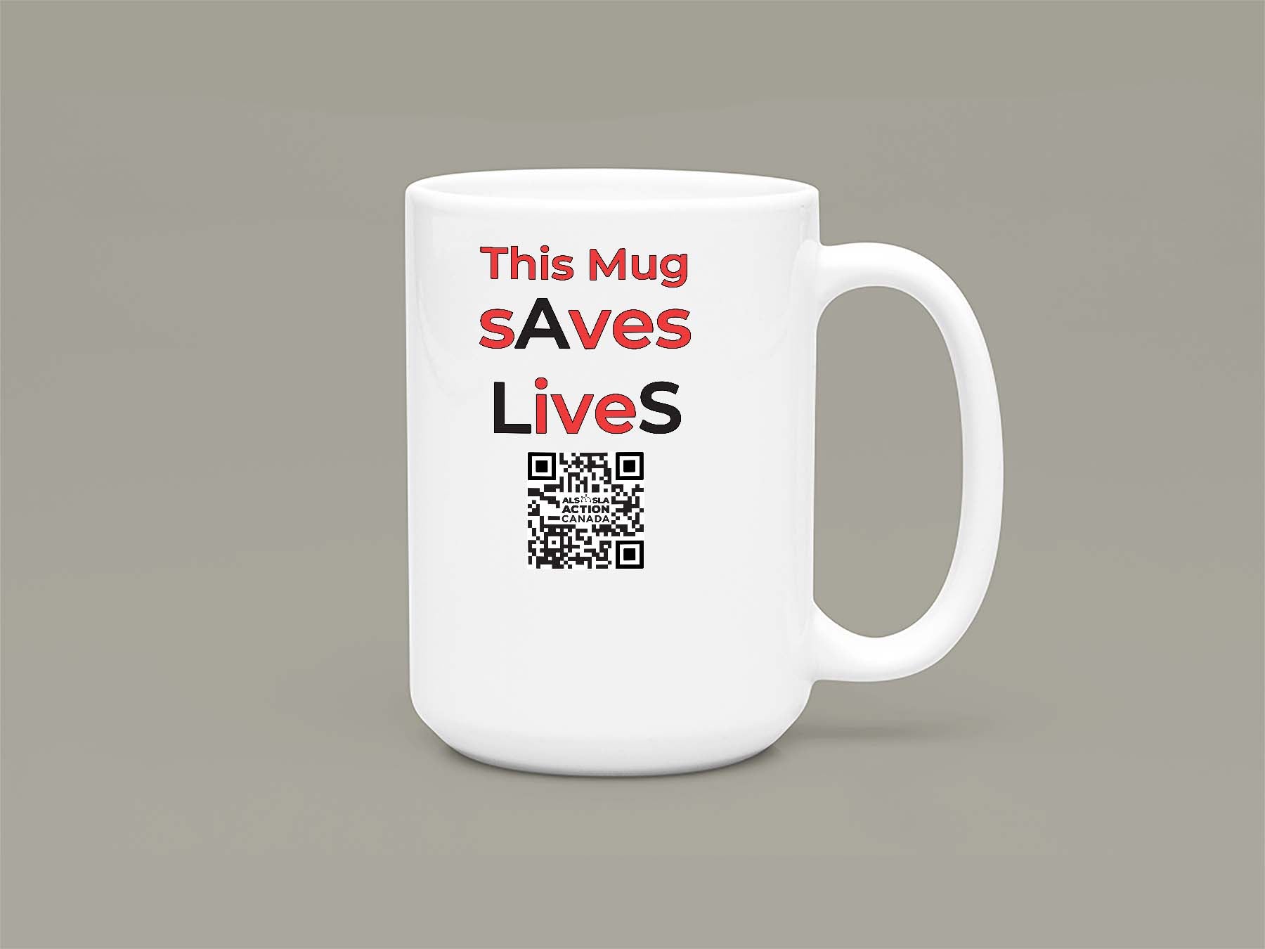ALS Action Canada Saves Lives Mug 15oz 