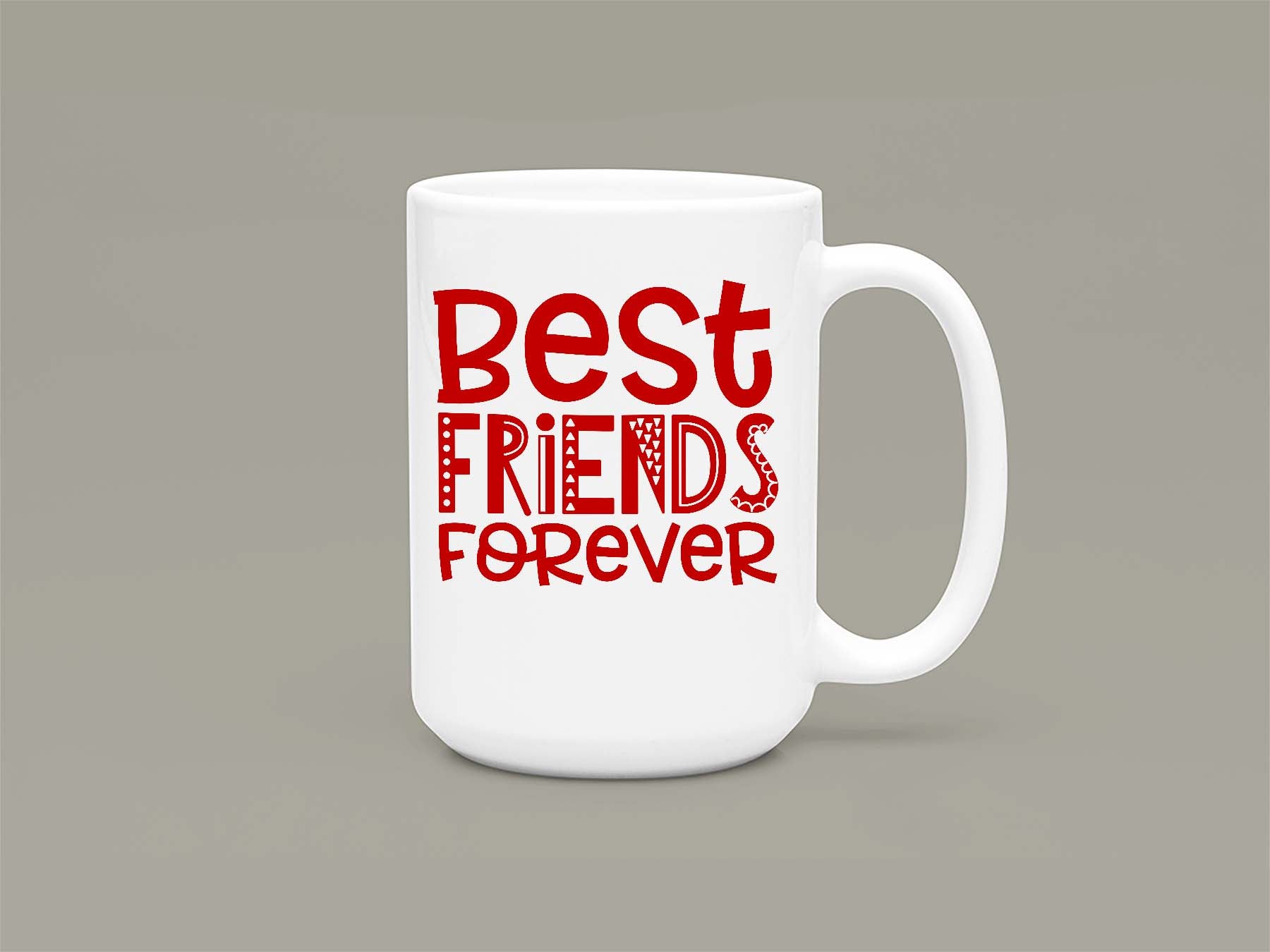 Fat Dave Best Friends Forever Mug 15oz 