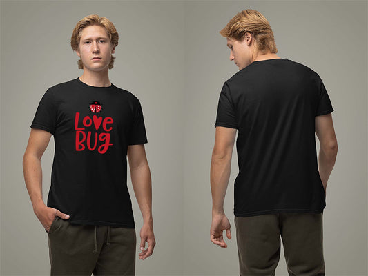 Fat Dave Love Bug T-Shirt Small Black