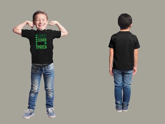 Fat Dave Cutest Clover Youth T-Shirt Youth Small Black
