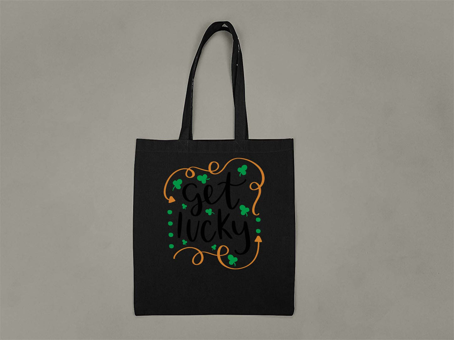 Fat Dave Get Lucky Tote Bag  Black