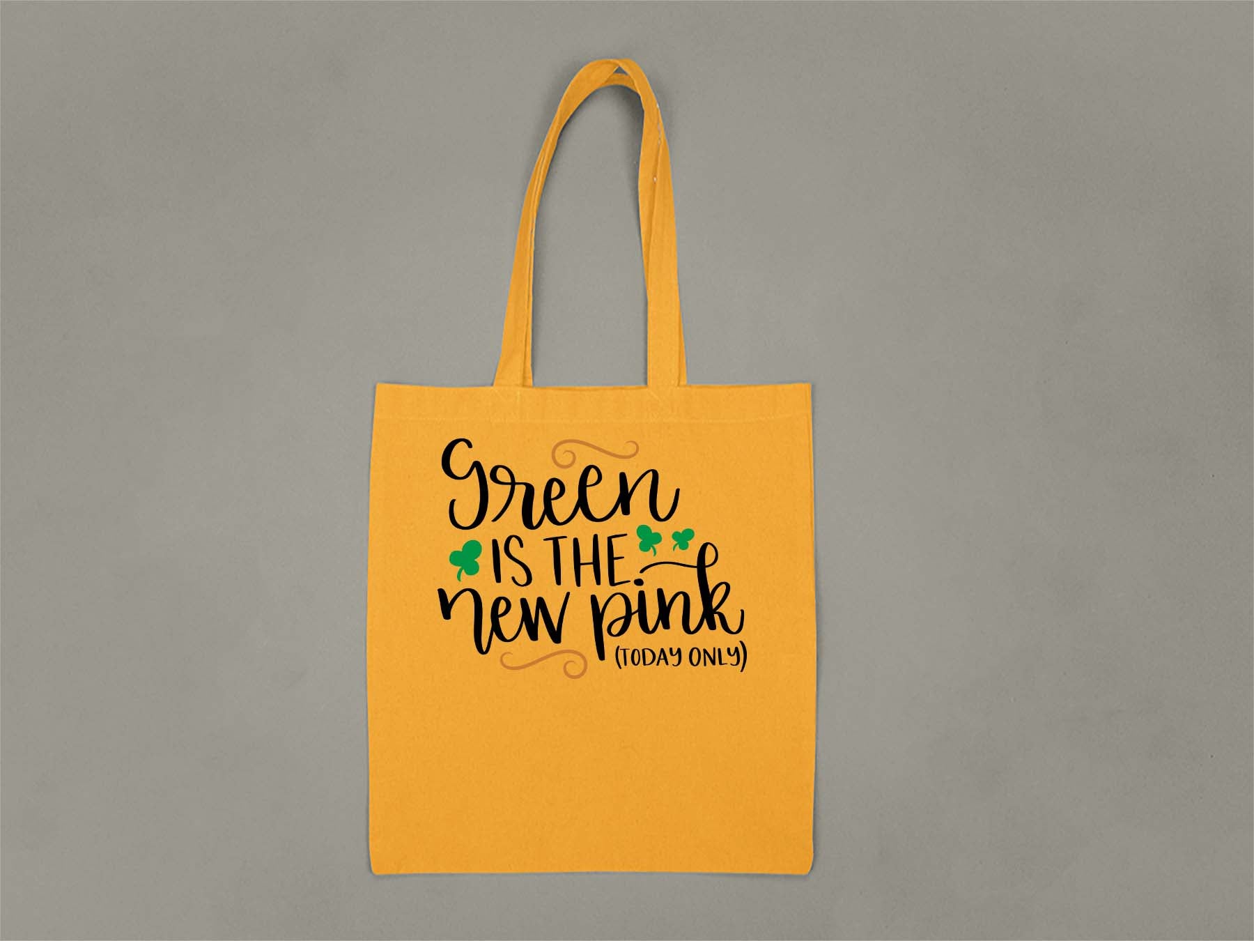 Fat Dave Green is the New Pink Tote Bag  Gold