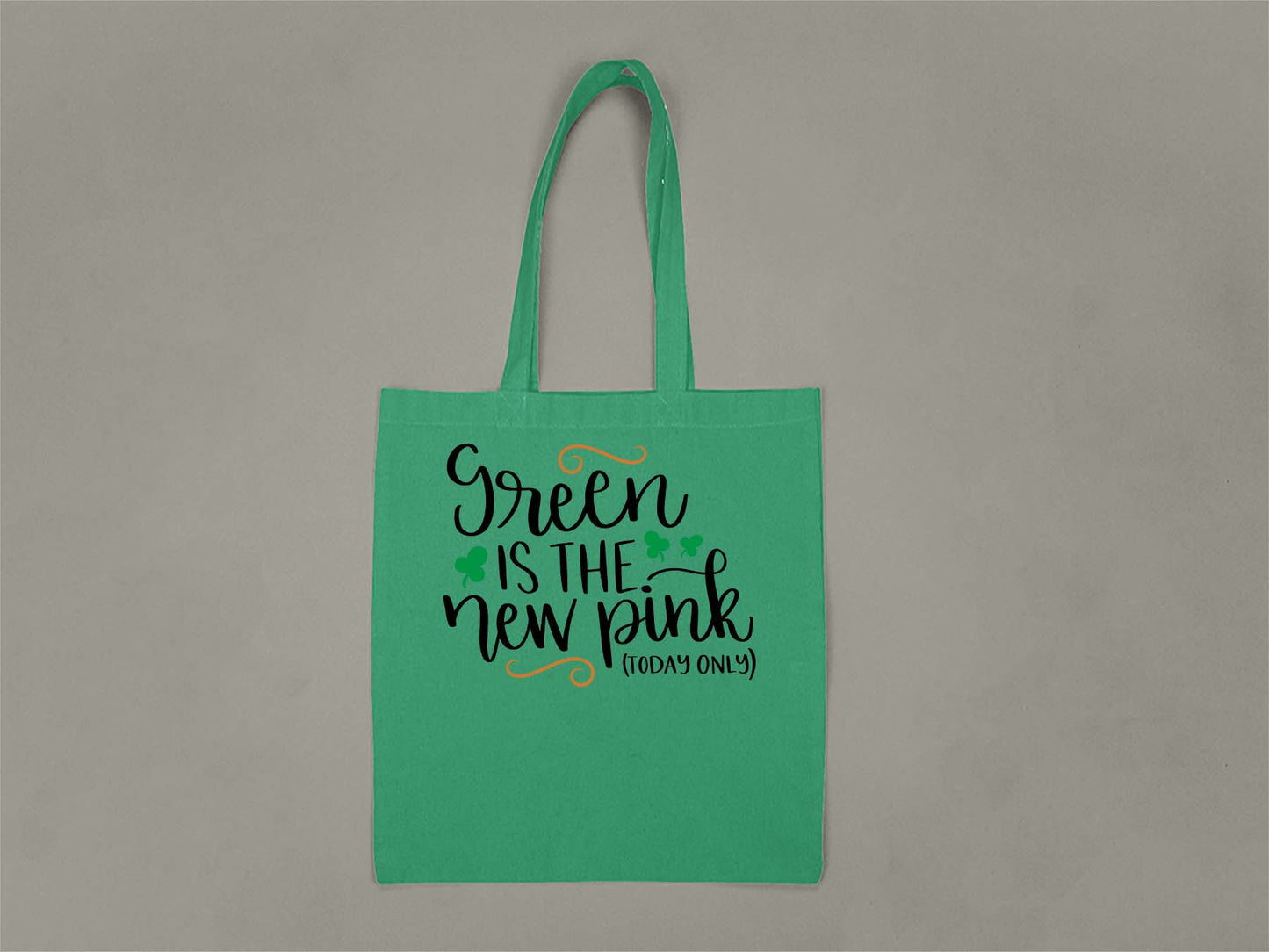 Fat Dave Green is the New Pink Tote Bag  Kelly Green