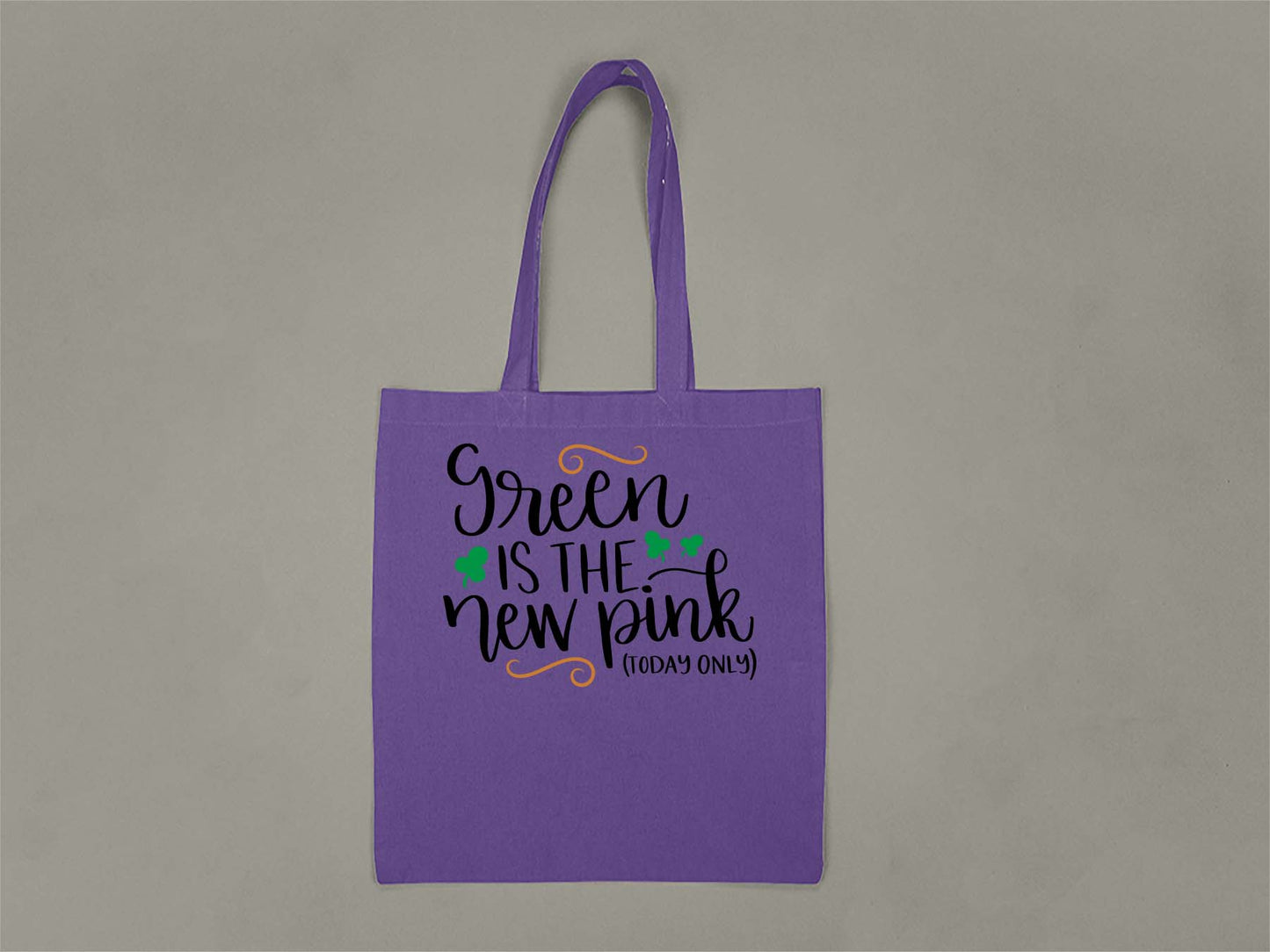 Fat Dave Green is the New Pink Tote Bag  Purple