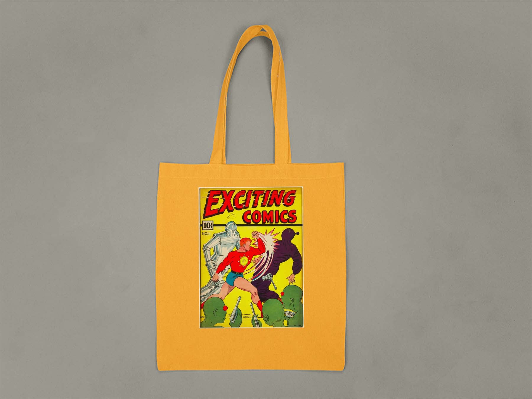 Exciting Comics No.1 Tote Bag  Gold