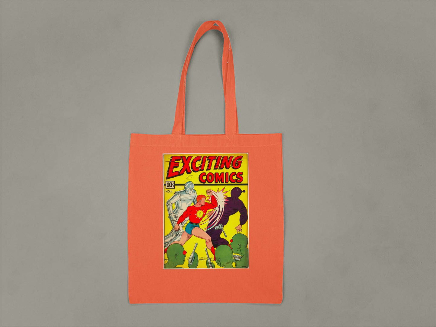 Exciting Comics No.1 Tote Bag  Orange