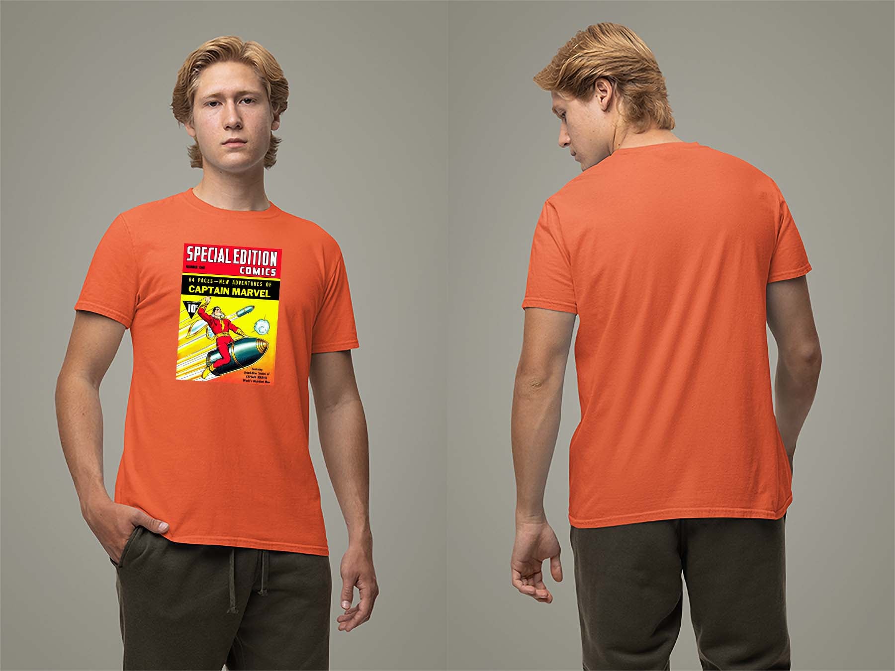 Special Edition Comics No1 T-Shirt Small Orange