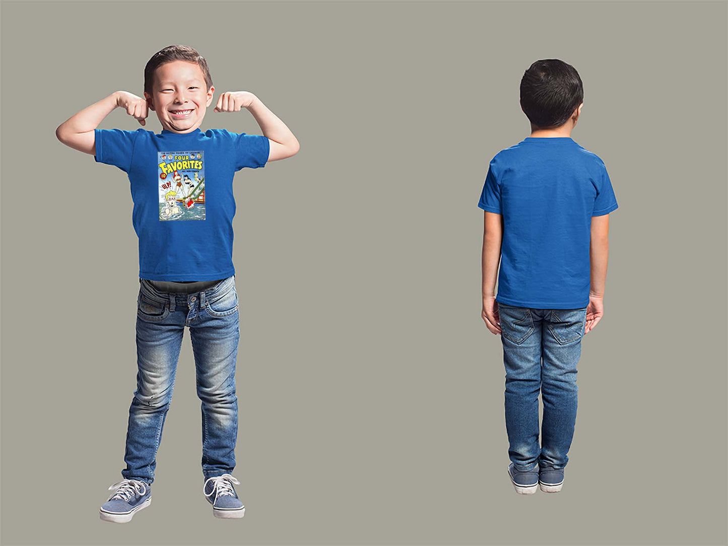 Four Favorites No31 Youth T-Shirt Youth Small Royal