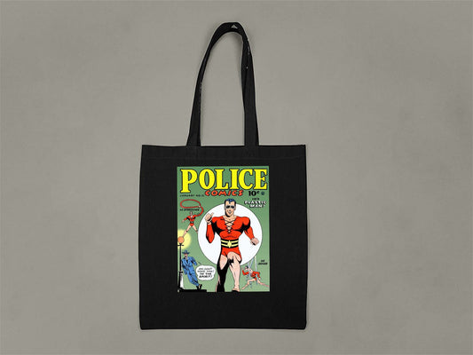 Police Comics No15 Tote Bag  Black