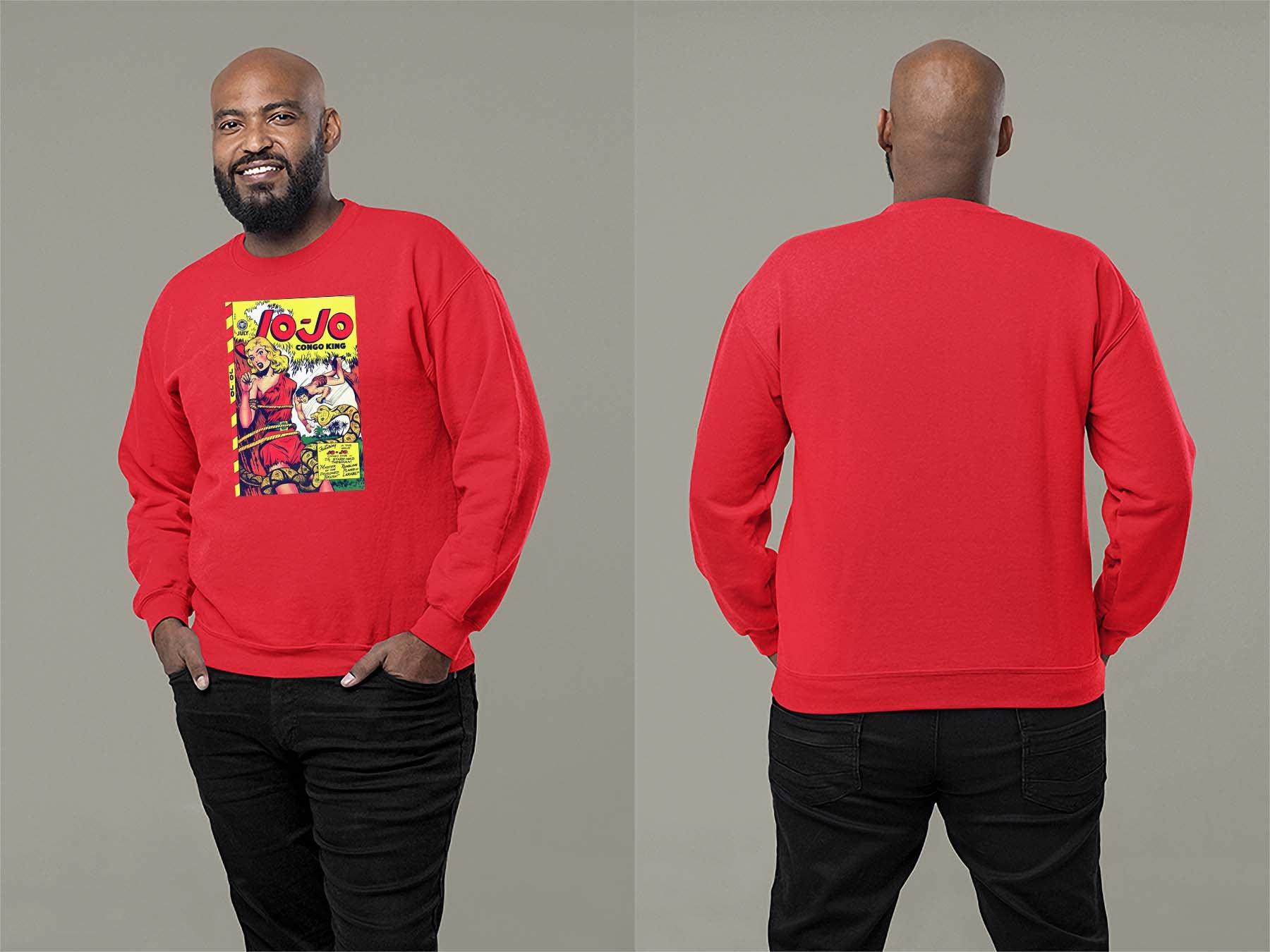 Jo-Jo Congo King Sweatshirt Small Red
