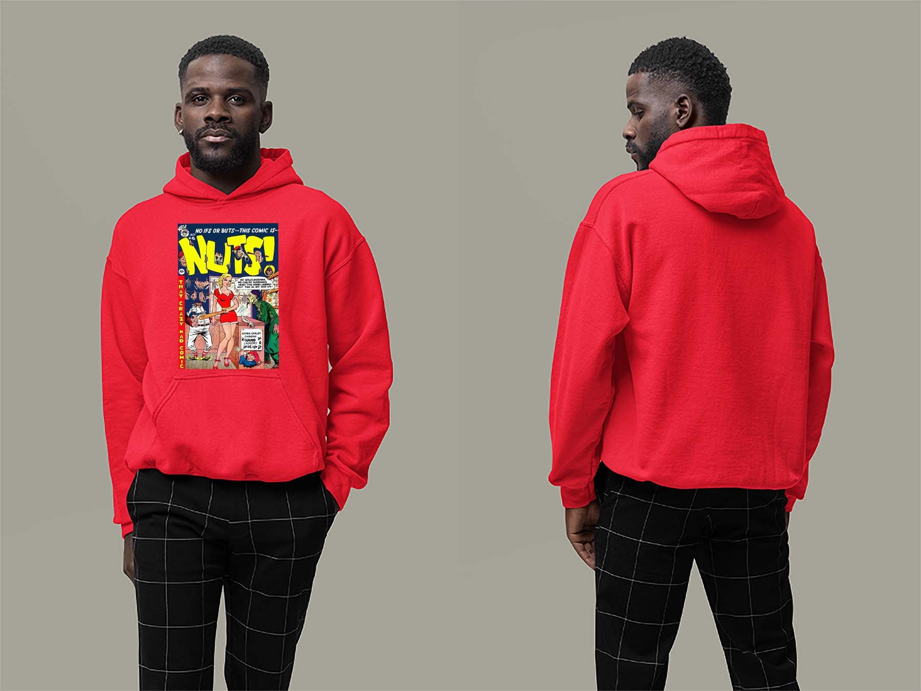 Nuts Hoodie Small Red