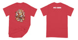 Fat Dave DJ & Cheese - Design of the day T-Shirt Small Red