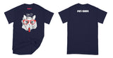 Fat Dave Answer Your Cats Questions - Design of the day T-Shirt Small Navy Blue
