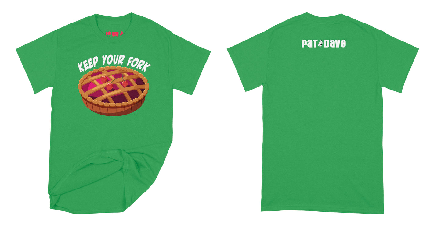 Fat Dave National Pie Day - Design of the day T-Shirt Small Irish Green