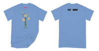 Fat Dave Daisy Day - Design of the day T-Shirt Small Carolina Blue